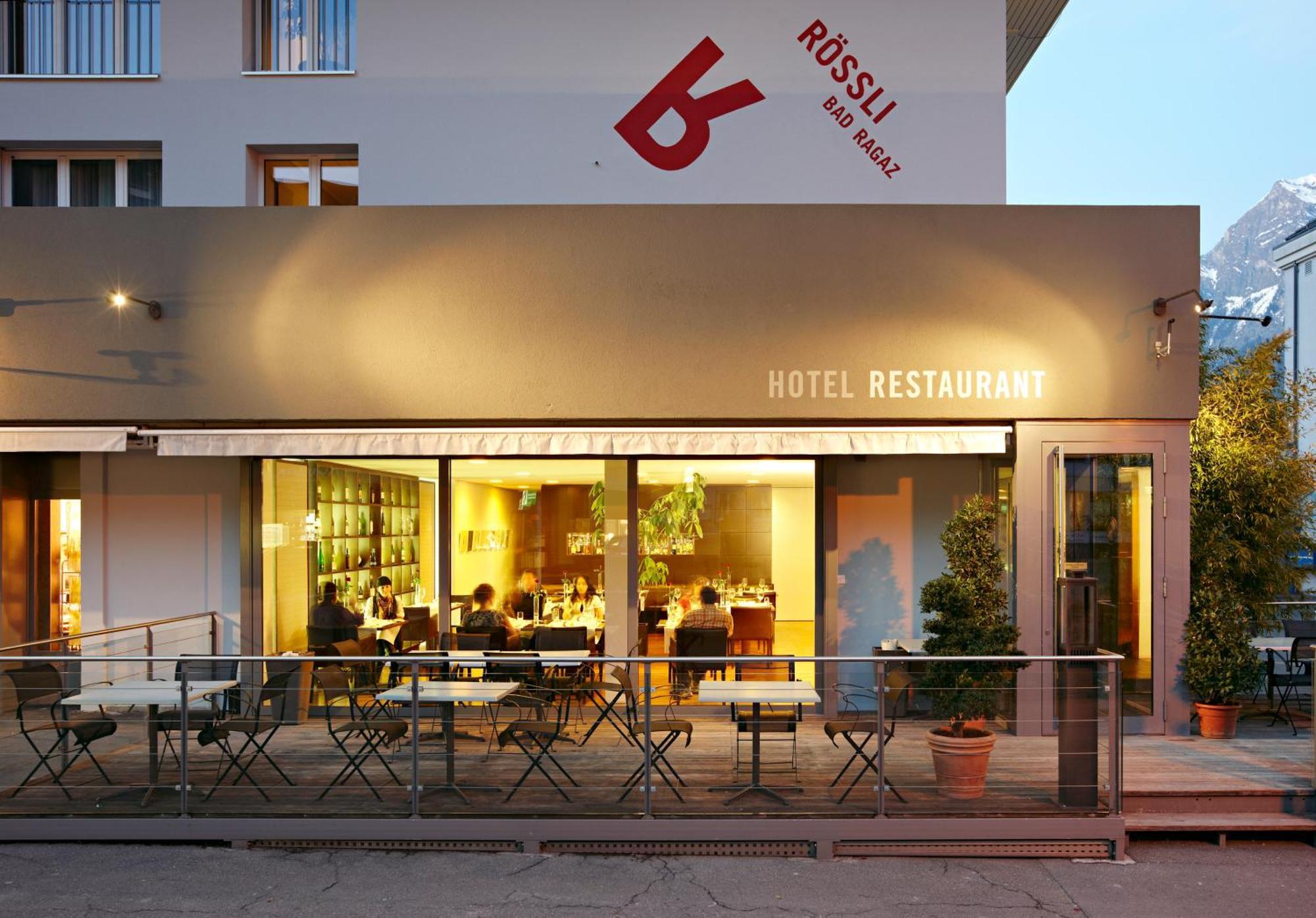 Hotel Restaurant Roessli Бад-Рагац Екстер'єр фото